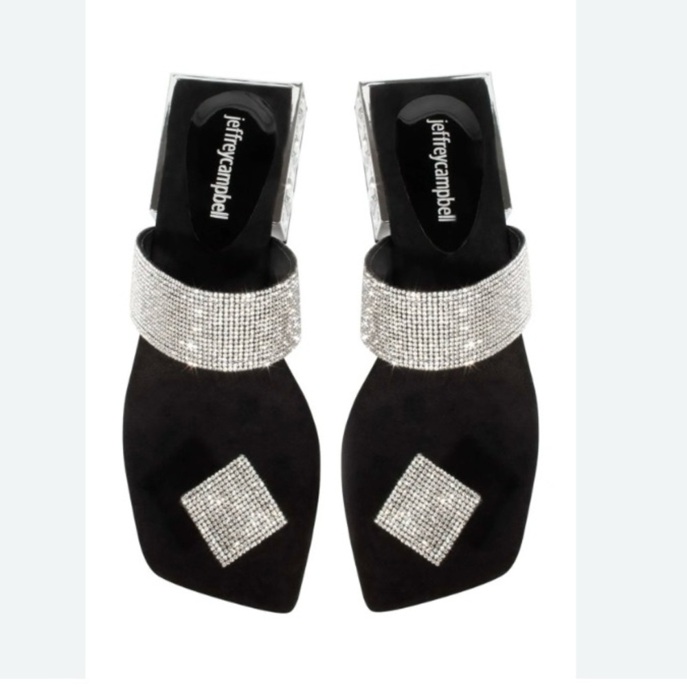 Jeffrey CampbellWomen's Main Event CrystalStatement Slide Sandal - Picture 3 of 7